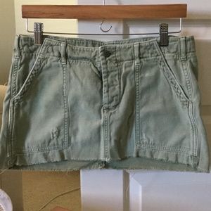 SOLD 🚩🚩🚩Cargo Army Green Utility Mini Skirt